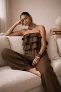 Olkaimeton Jumpsuit – Röyhelöt