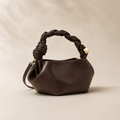 Braided Mini Bag – ruskea