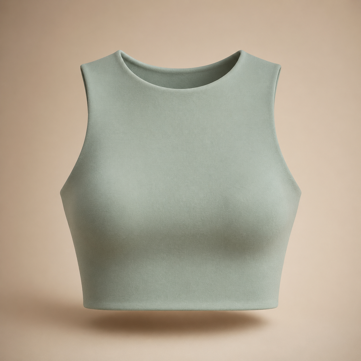 Sculpt High-Neck Crop Top