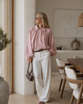 Soft Volume Zip Jacket – Dusty Rose