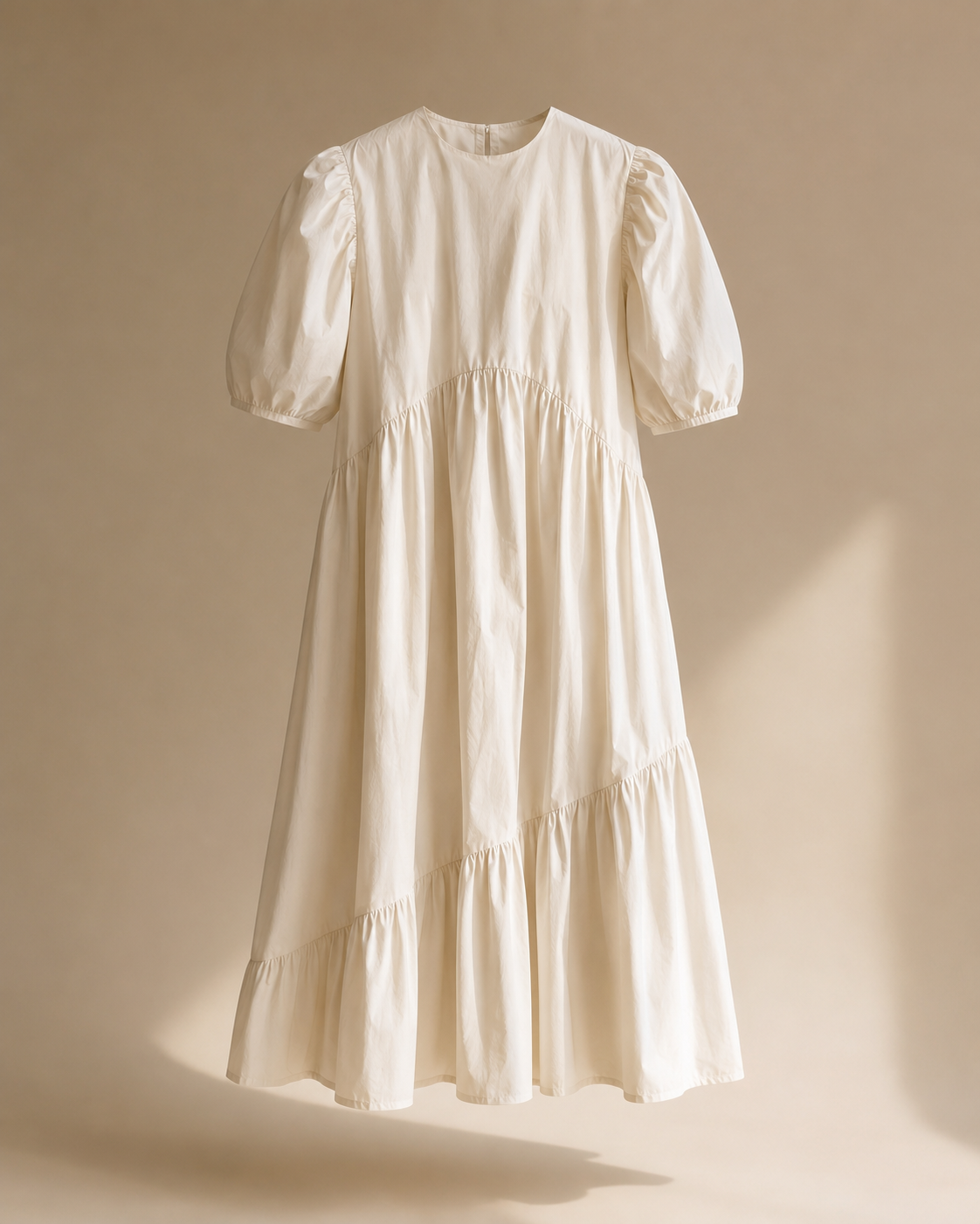 Soft Breeze Puff Maxi Dress