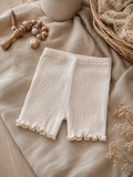 Studio Sale – Valvojen Shorts Cream Ribbed 74