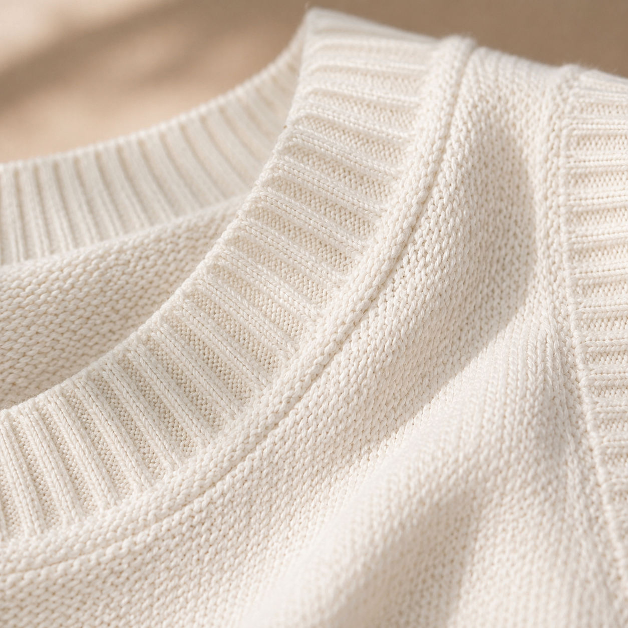 Soft Knit Tank Top – Beige