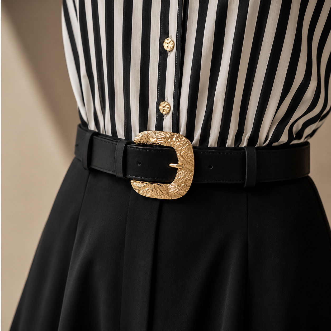 Riviera Stripe Midi Dress