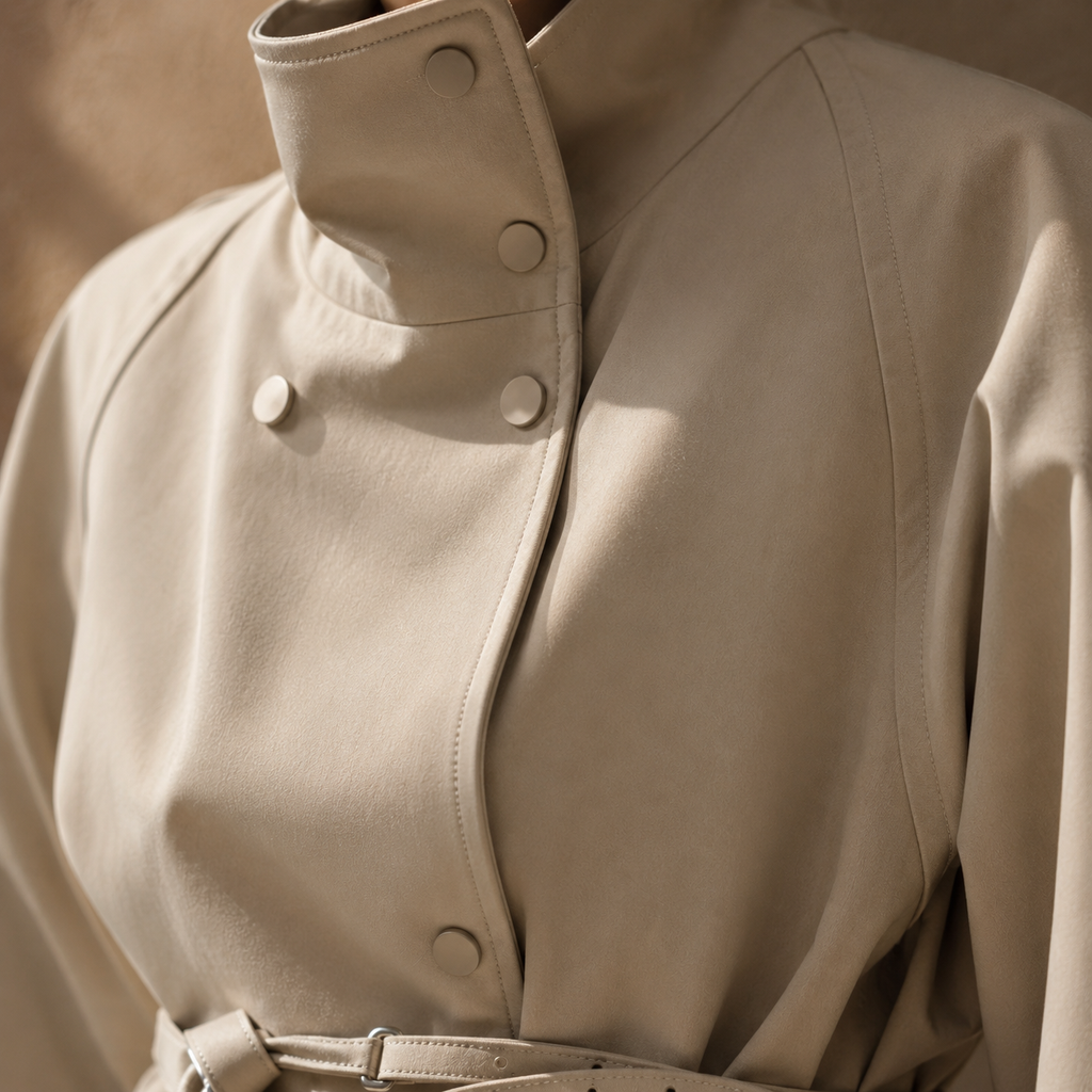 Soft Belted Jacket – Beige