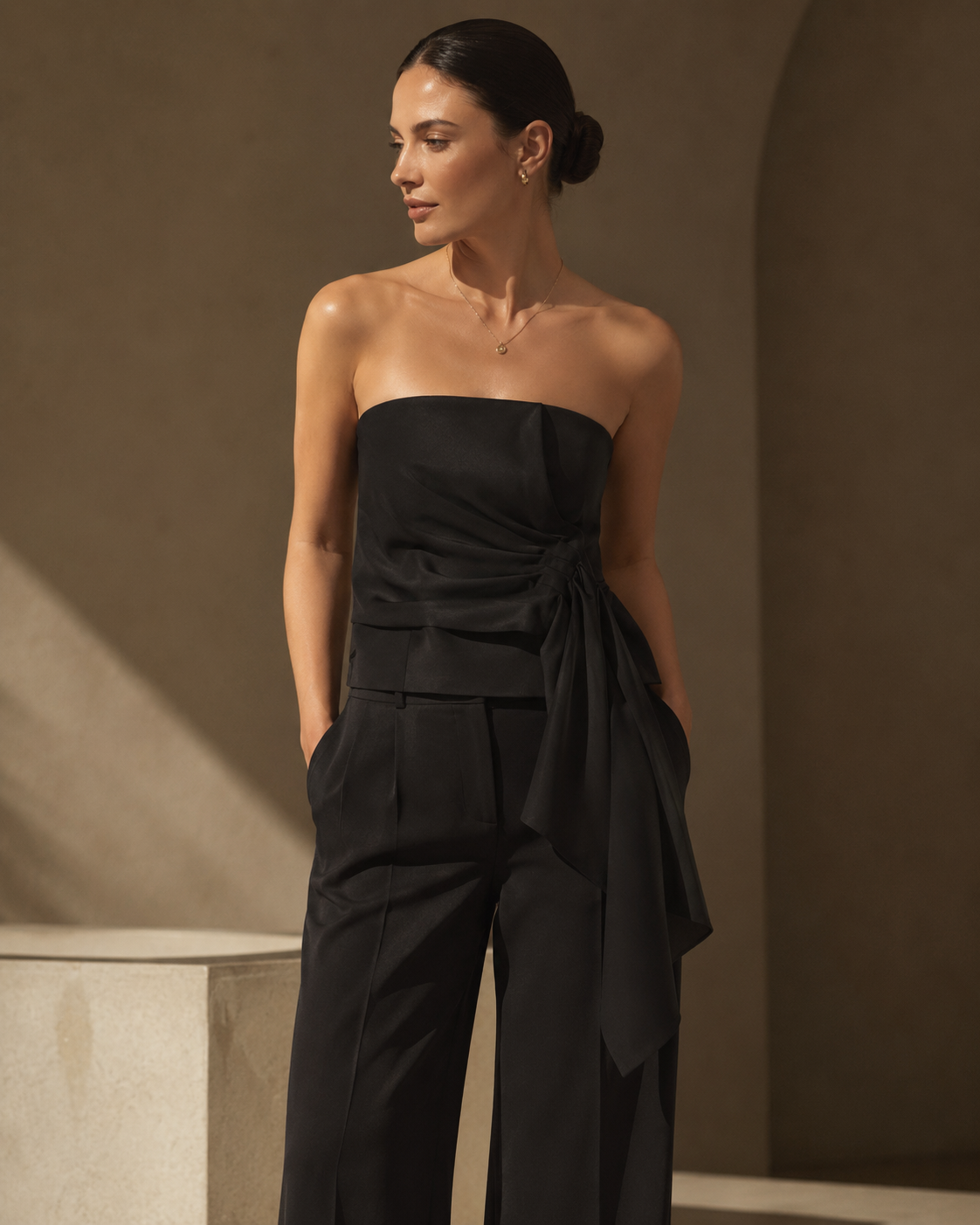 Draped Muse Top