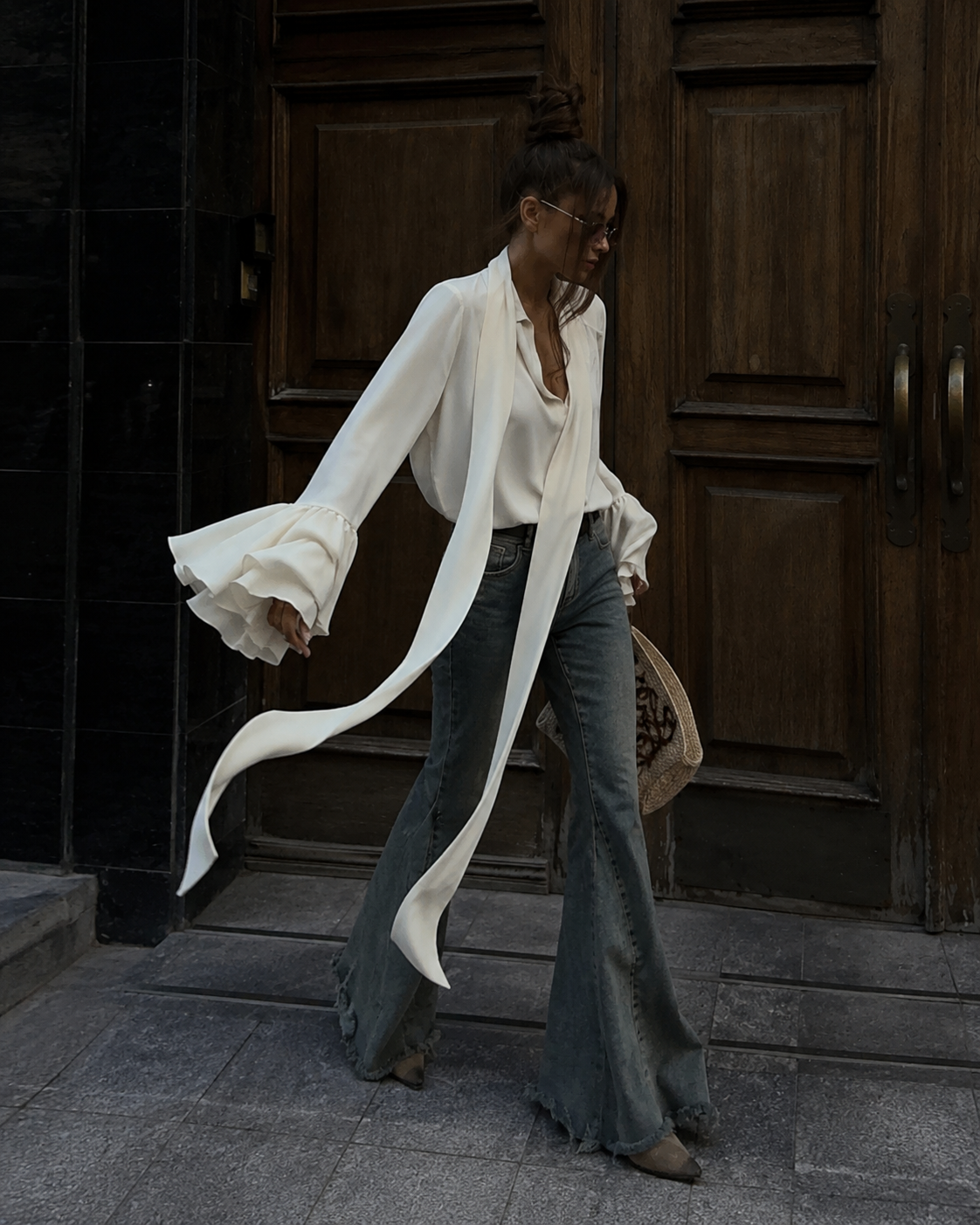 Éloise Tie Blouse
