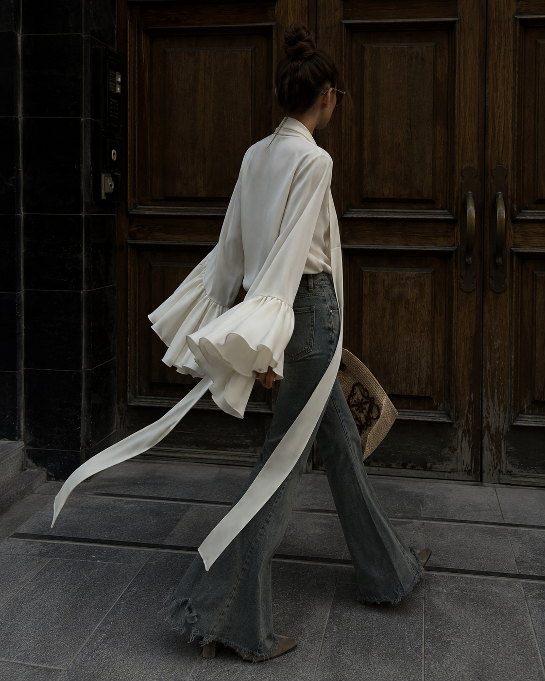 Éloise Tie Blouse
