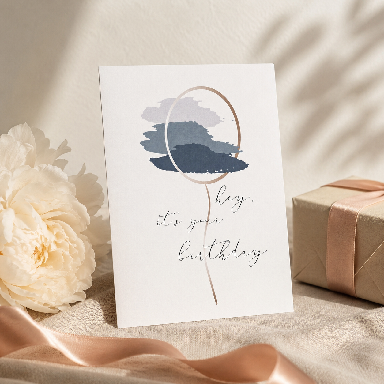 Hey, it's your birthday – onnittelukortti