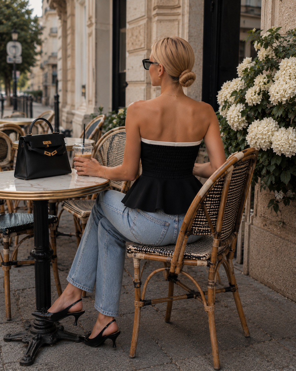Sophia Peplum Top koko M