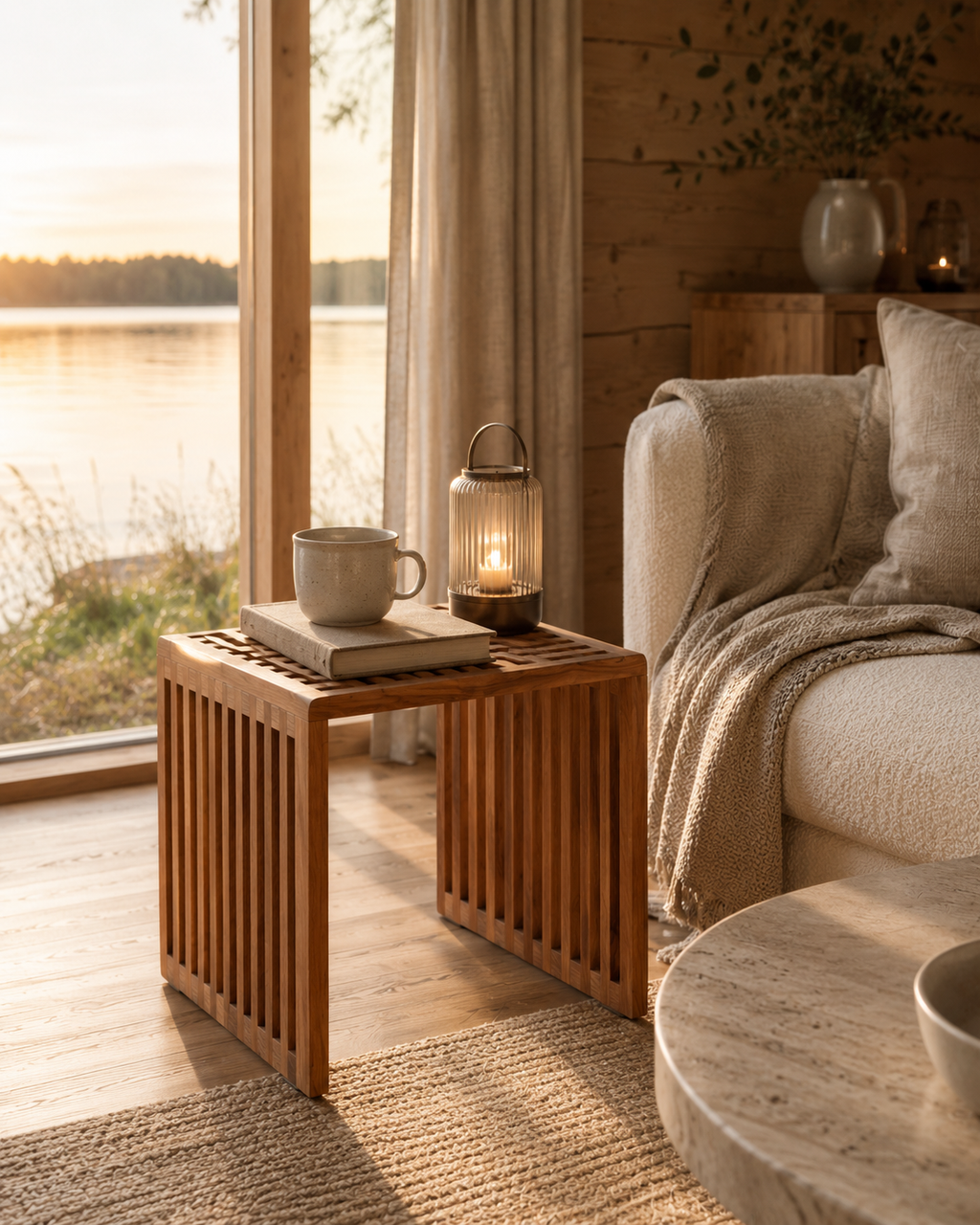 Noma Side Table – Massiivipuu Sivupöytä