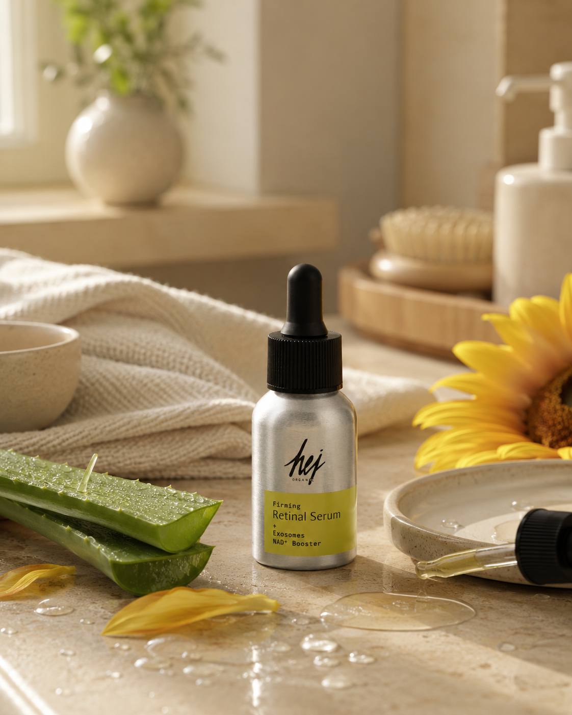 HEJ Organic Firming Retinal Serum + Exosomes + NAD+ Booster