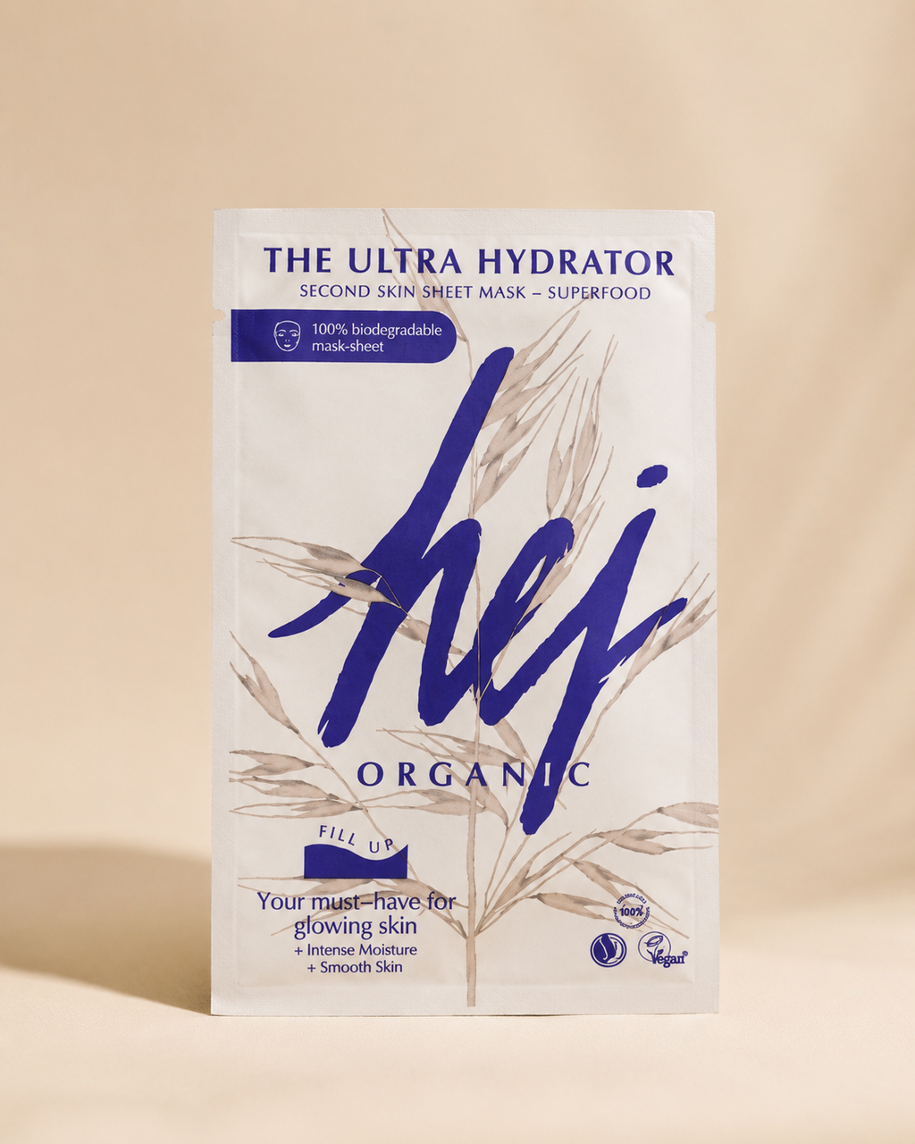 HEJ Organic The Ultra Hydrator Second Skin Sheet Mask – Superfood