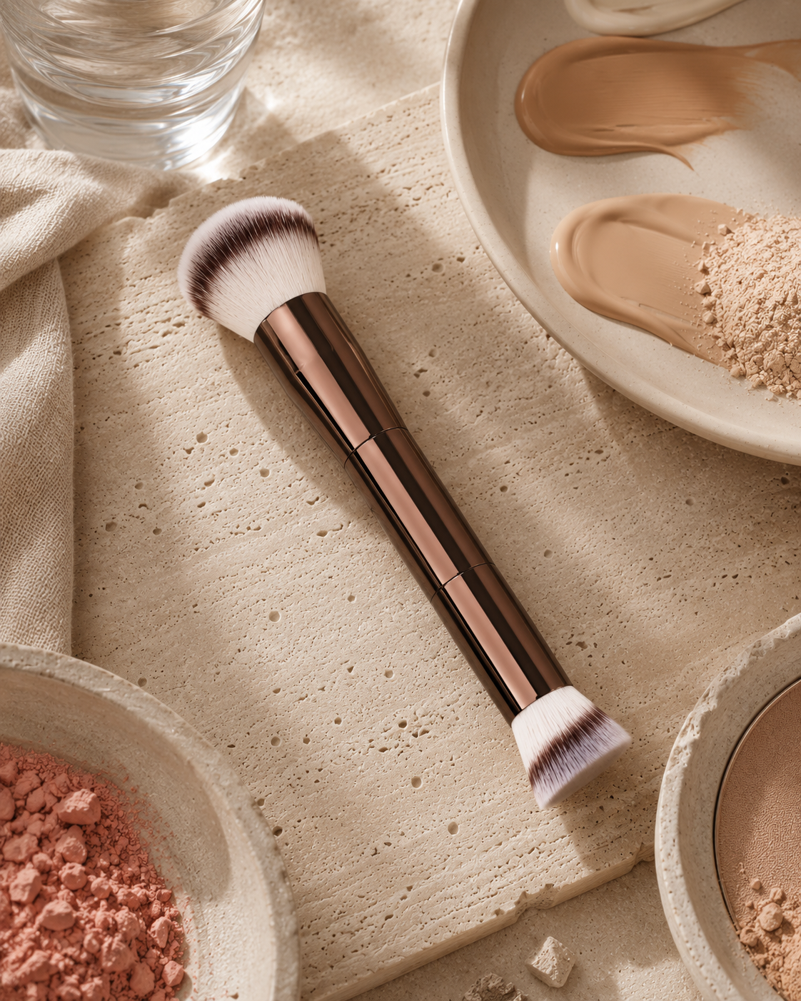 2-in-1 Premium Makeup Brush Set