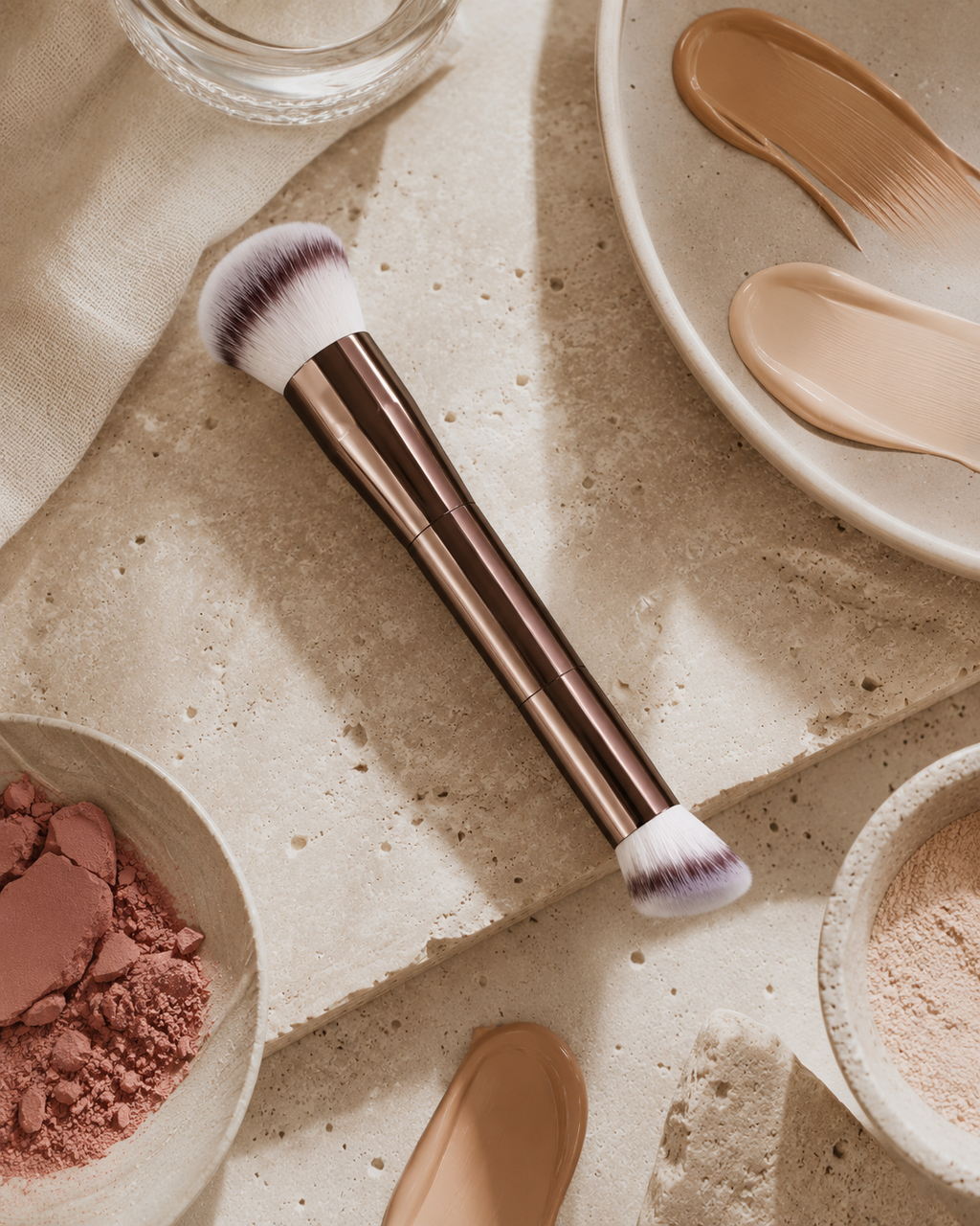 2-in-1 Premium Makeup Brush Set