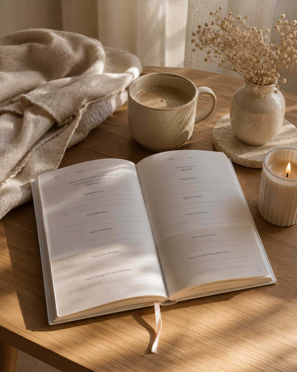 Gratitude Journal – Päivittäinen kiitollisuuspäiväkirja