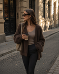 Cloud Knit Cardigan – Espresso