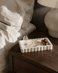 Sculpt Vanity Tray – Ivory