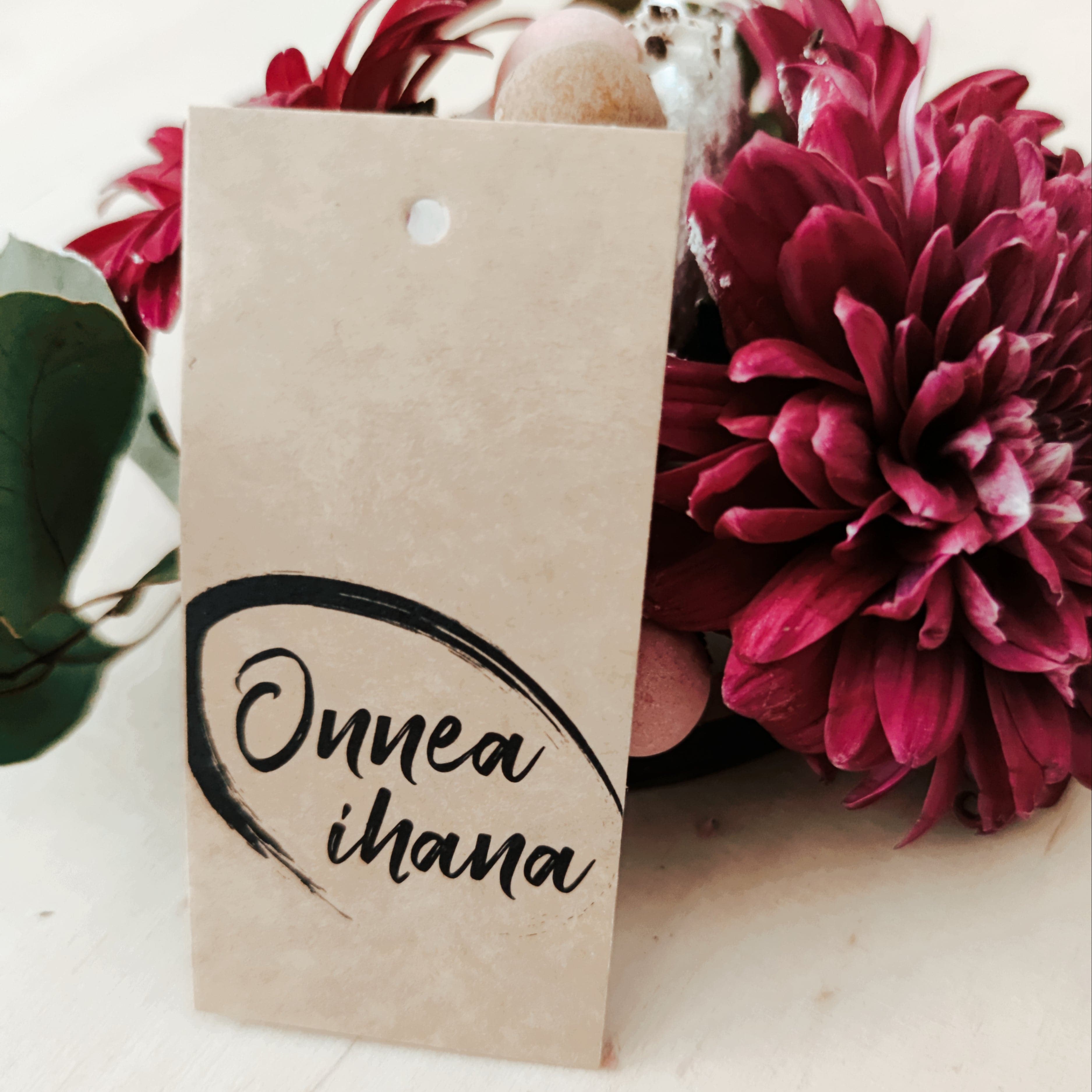 Pakettikortti - Onnea ihana - LuKLabel