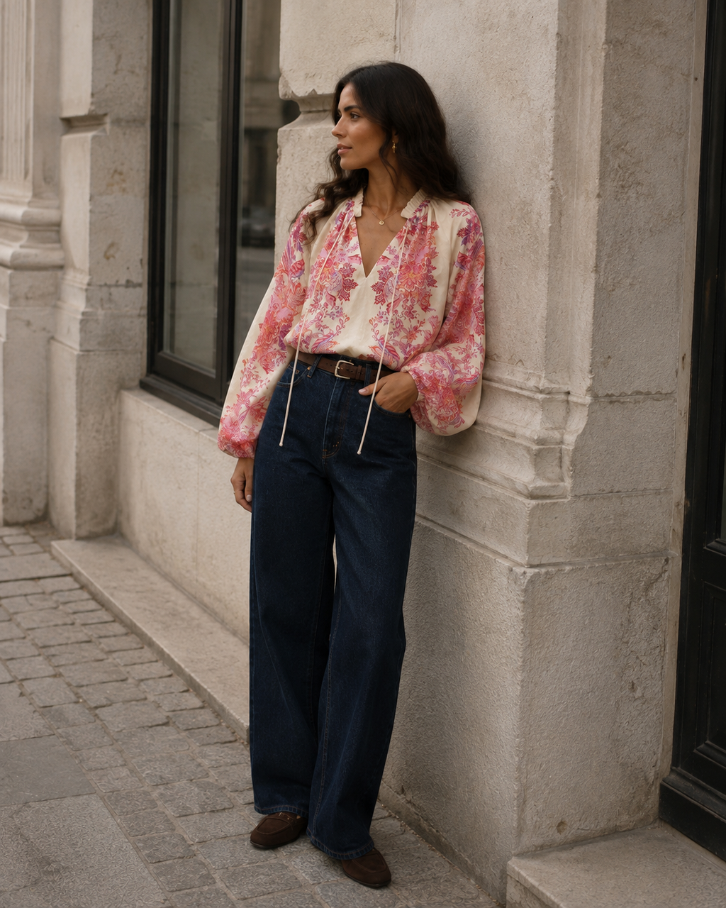 Rose Paisley Blouse