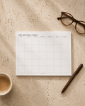 Monthly Desk Planner – Undated