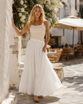 Isla Maxi Skirt – White