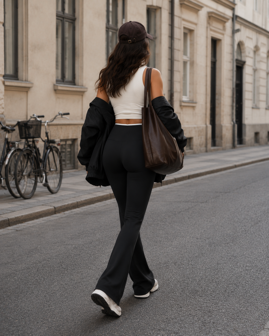 Sculpt Flare Pants – Black