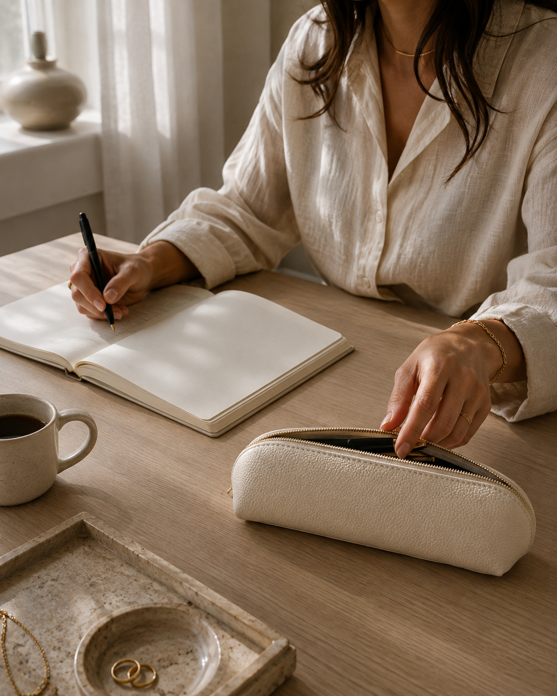 Studio Pencil Case – Ivory