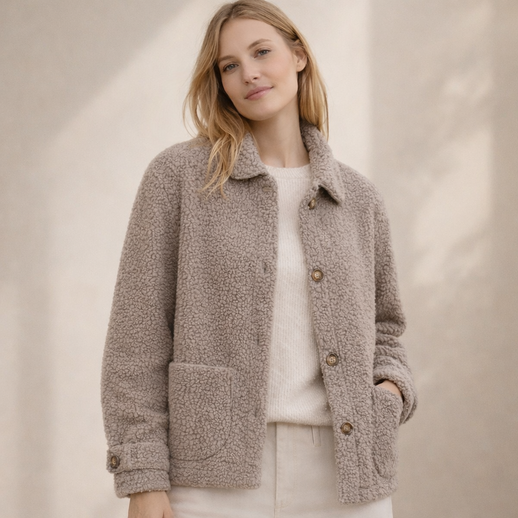 Teddy Jacket – Grey (koko S)