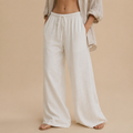 Soft Linen Wide Pants