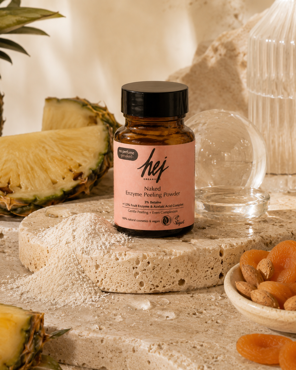 HEJ Organic Naked Enzyme Peeling Powder