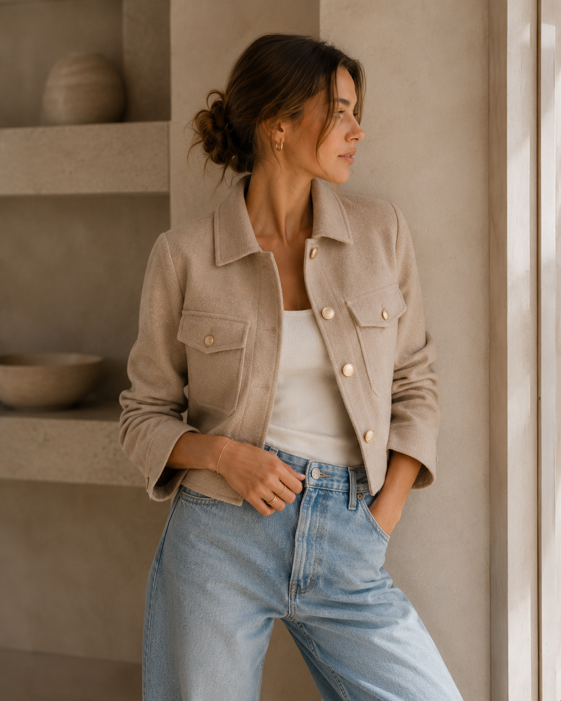 Sand Atelier Jacket — Beige