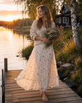 Fleur Pleated Skirt koko M