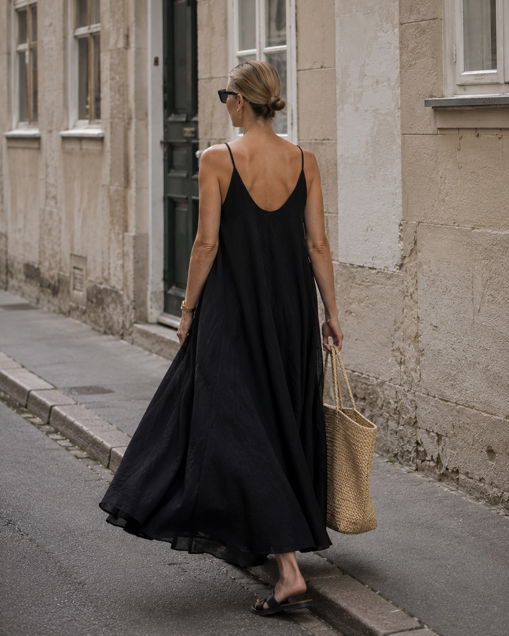 Amelie Maxi Dress – Black