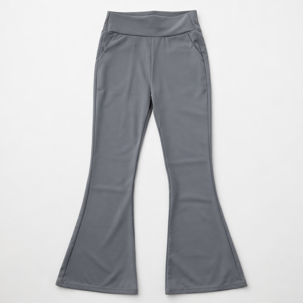 Flare Flow Pants – Grey L
