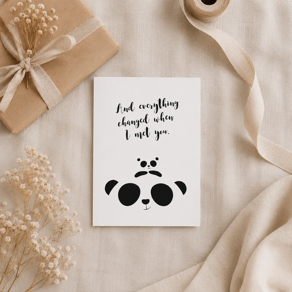 Postikortti - Panda