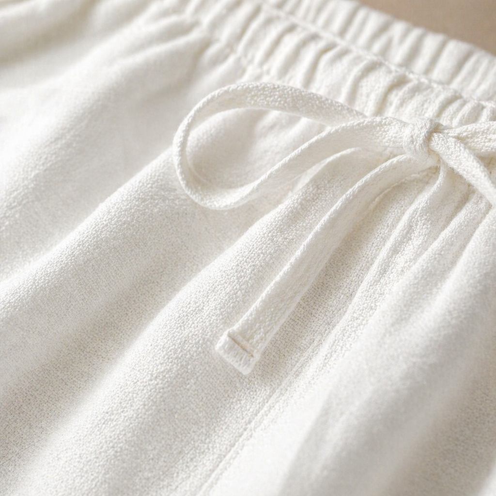 Soft Linen Wide Pants