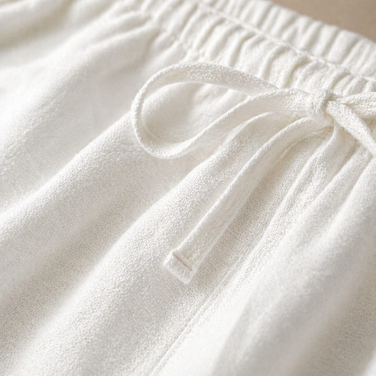 Soft Linen Wide Pants