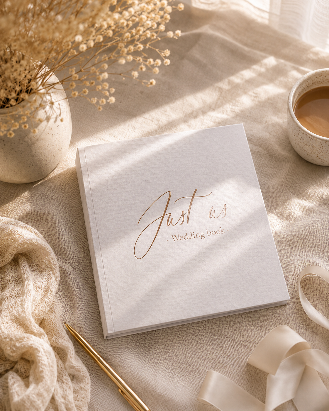 Just us - wedding book