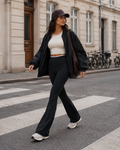 Sculpt Flare Pants – Black
