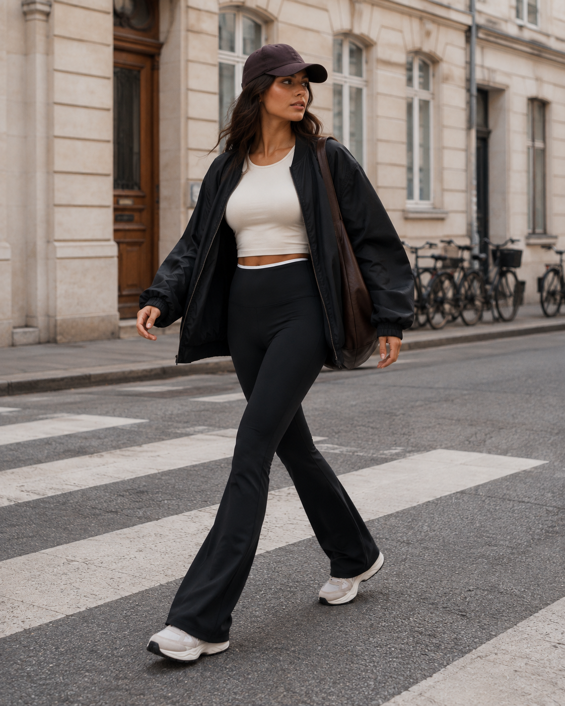 Sculpt Flare Pants – Black