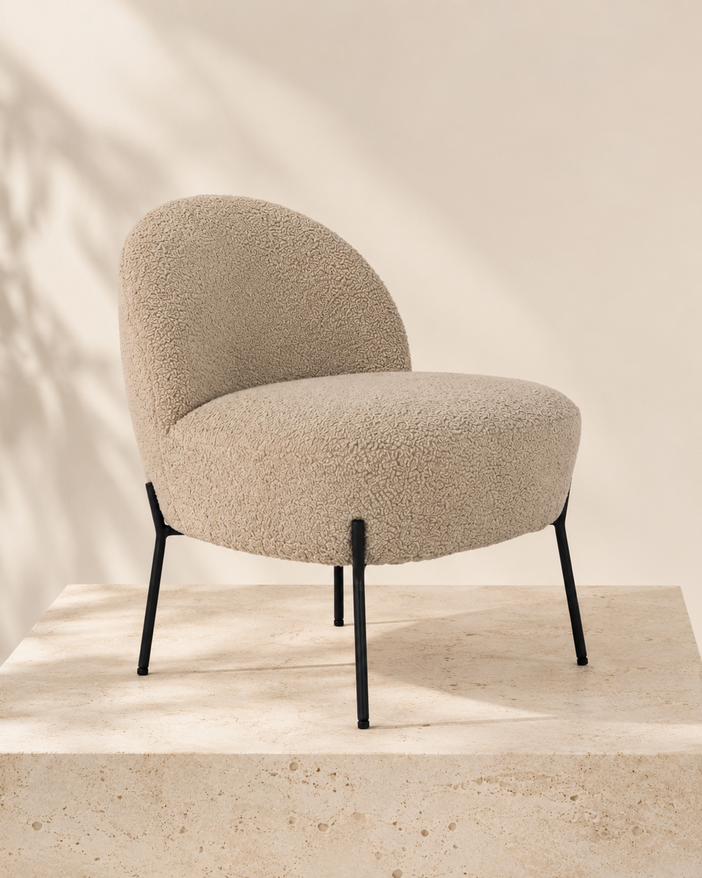 Merida Lounge Chair – Beige