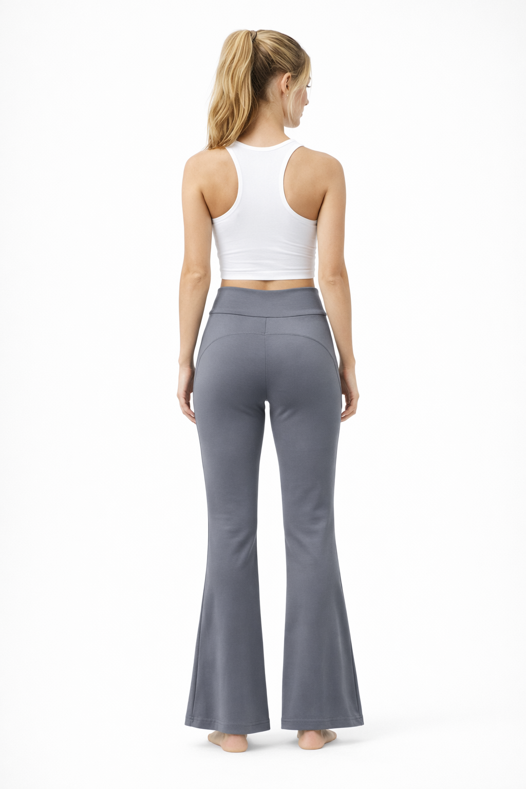 Flare Flow Pants – Grey L
