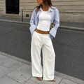 Soft Linen Wide Pants