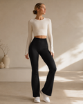 High Waist Flare Leggings S
