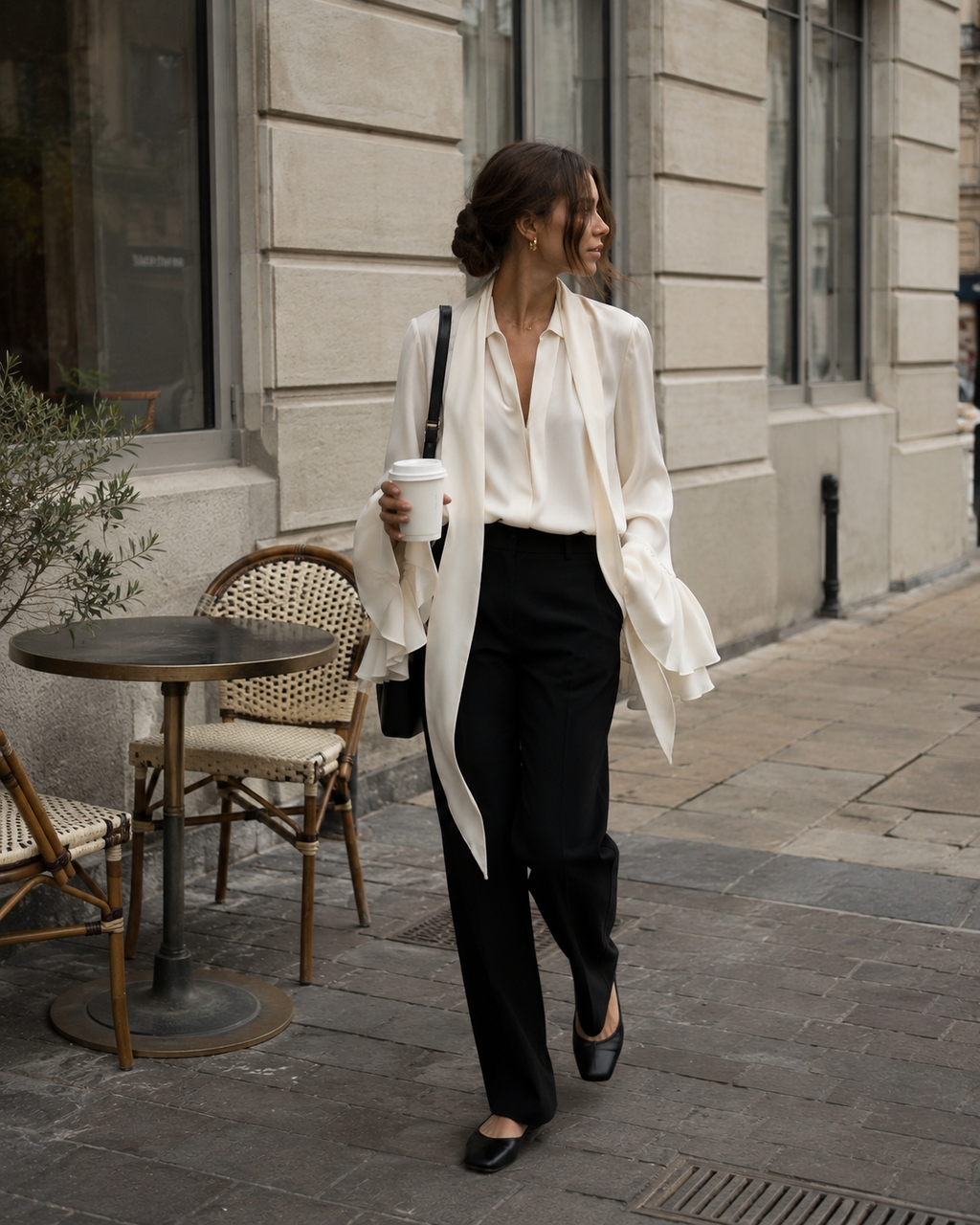 Éloise Tie Blouse