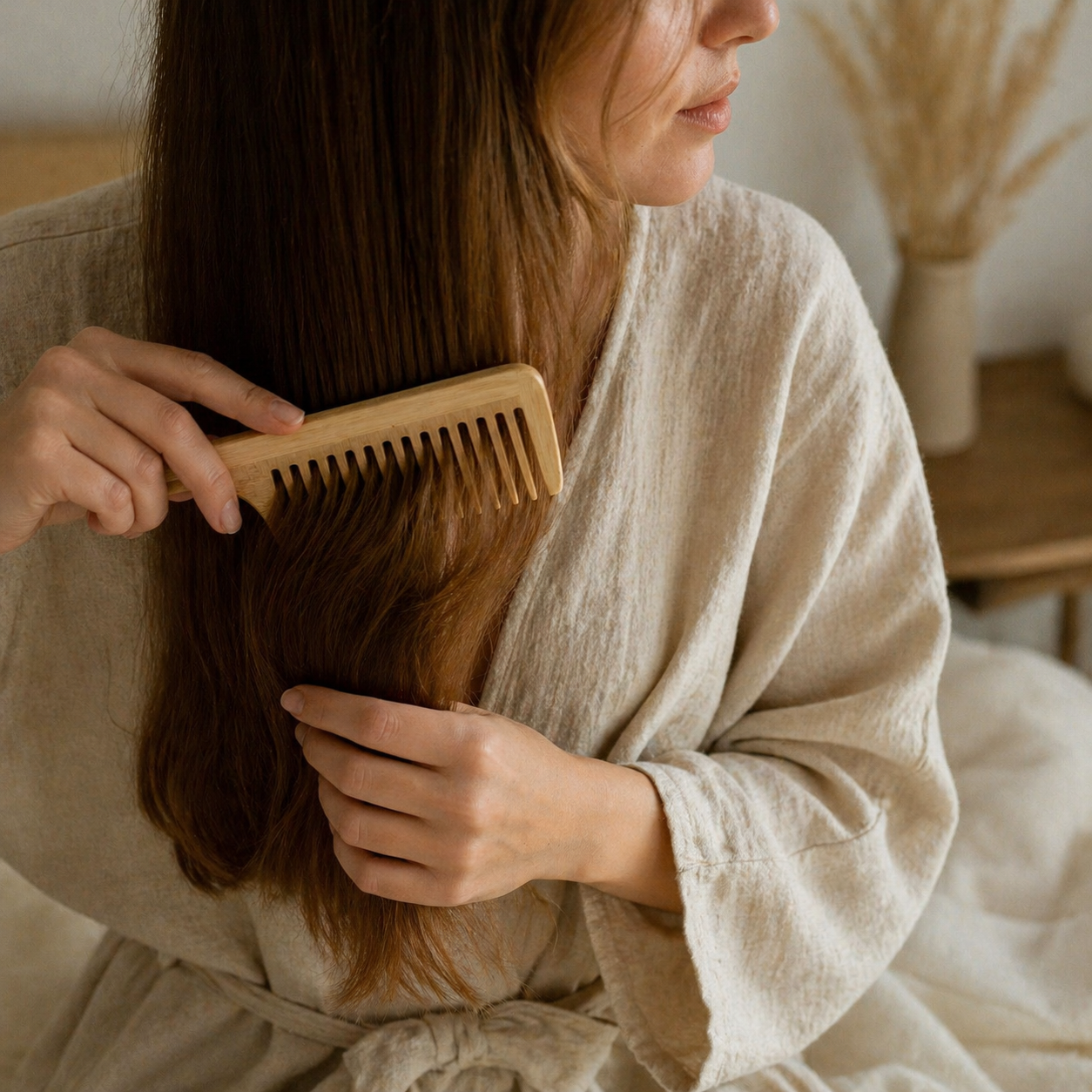 Bamboo Sculpt Comb Set