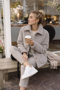 Teddy Jacket – Grey (koko S)