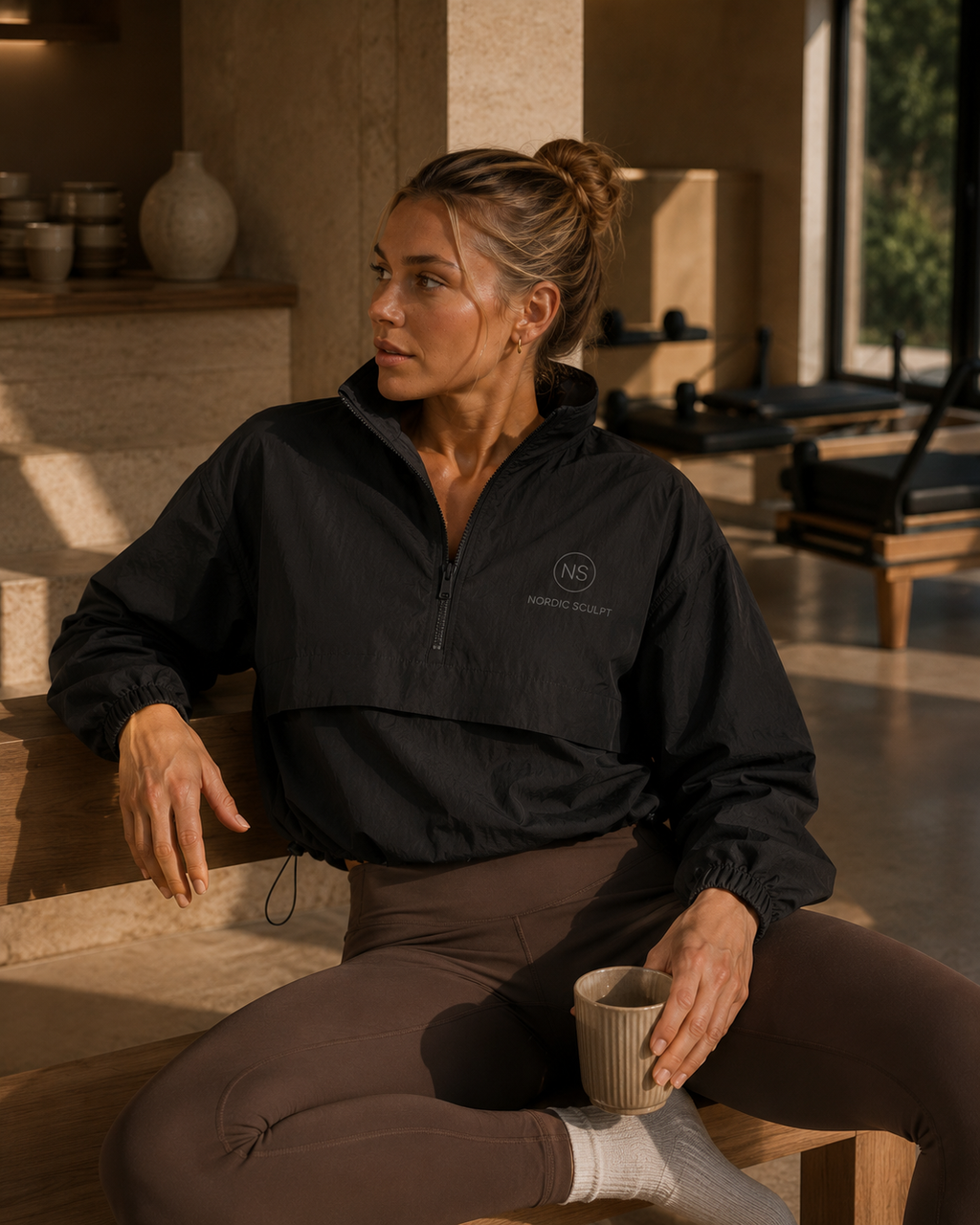 Nordic Sculpt — Half-Zip Windbreaker