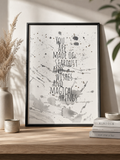 You Are Made of Stardust and Wishes and Magical Things – Juliste A4